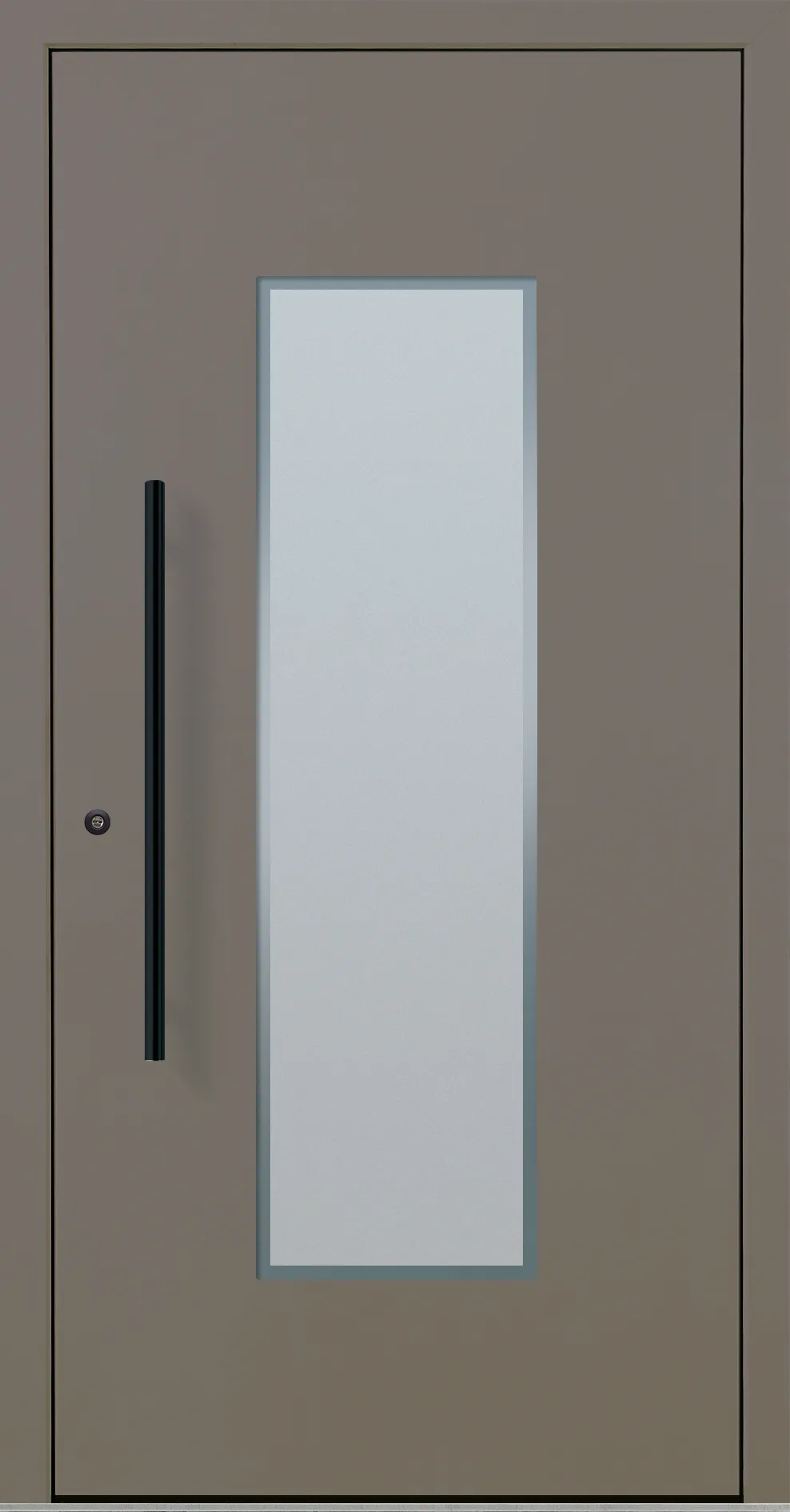Aluminium-Haustür OptiDoor Blackline 30402D