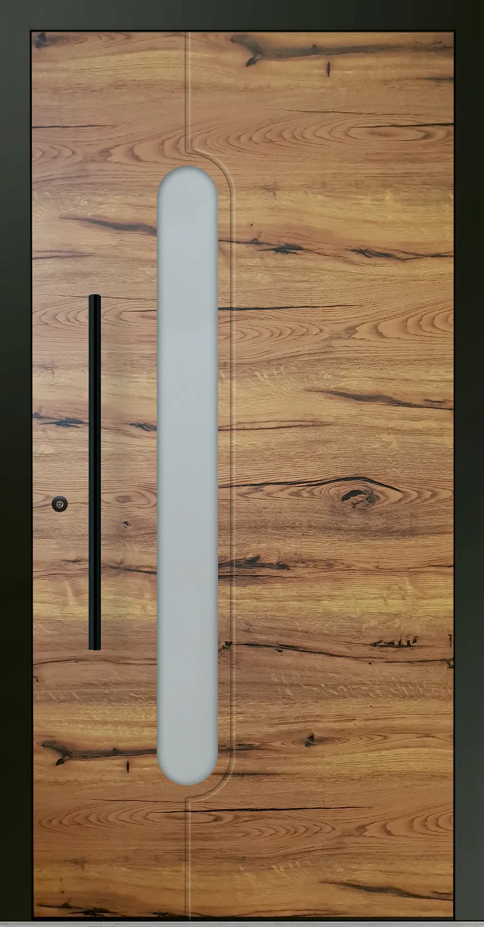 Aluminium-Haustür OptiDoor Blackline 32900D