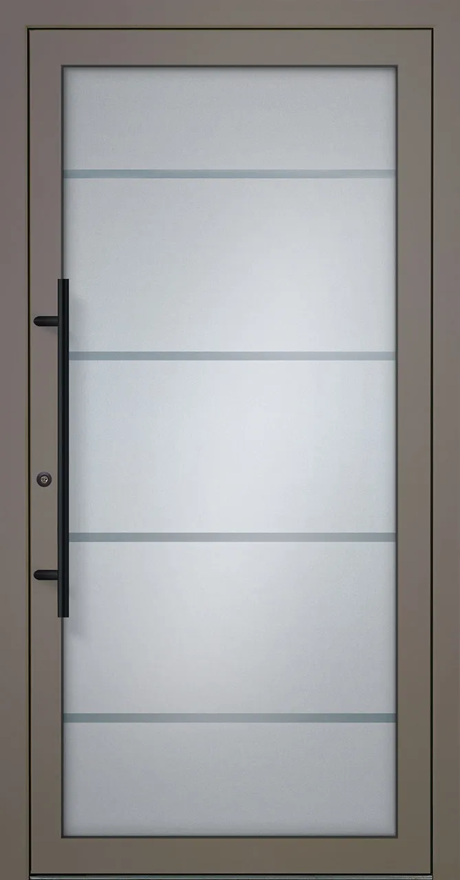 Aluminium-Haustür OptiDoor Power Blackline 38400P