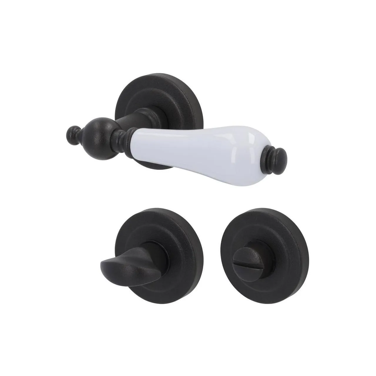 Türgriff Eleganto 557 Schwarz/weiß