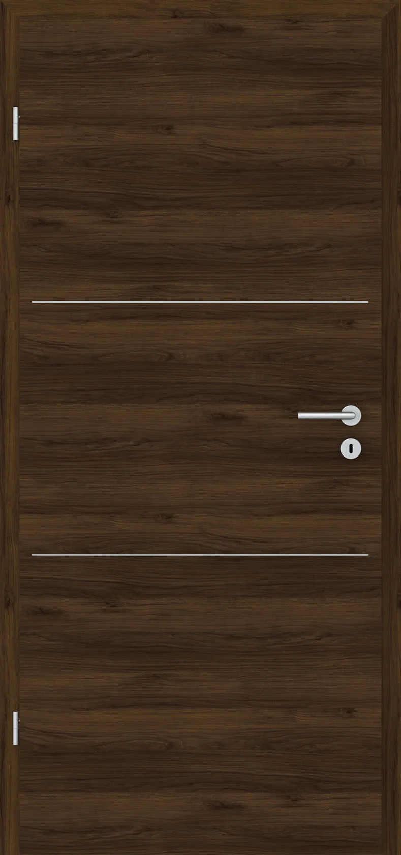 Innentür Lisena 3 Accent Nussbraun Quer CPL
