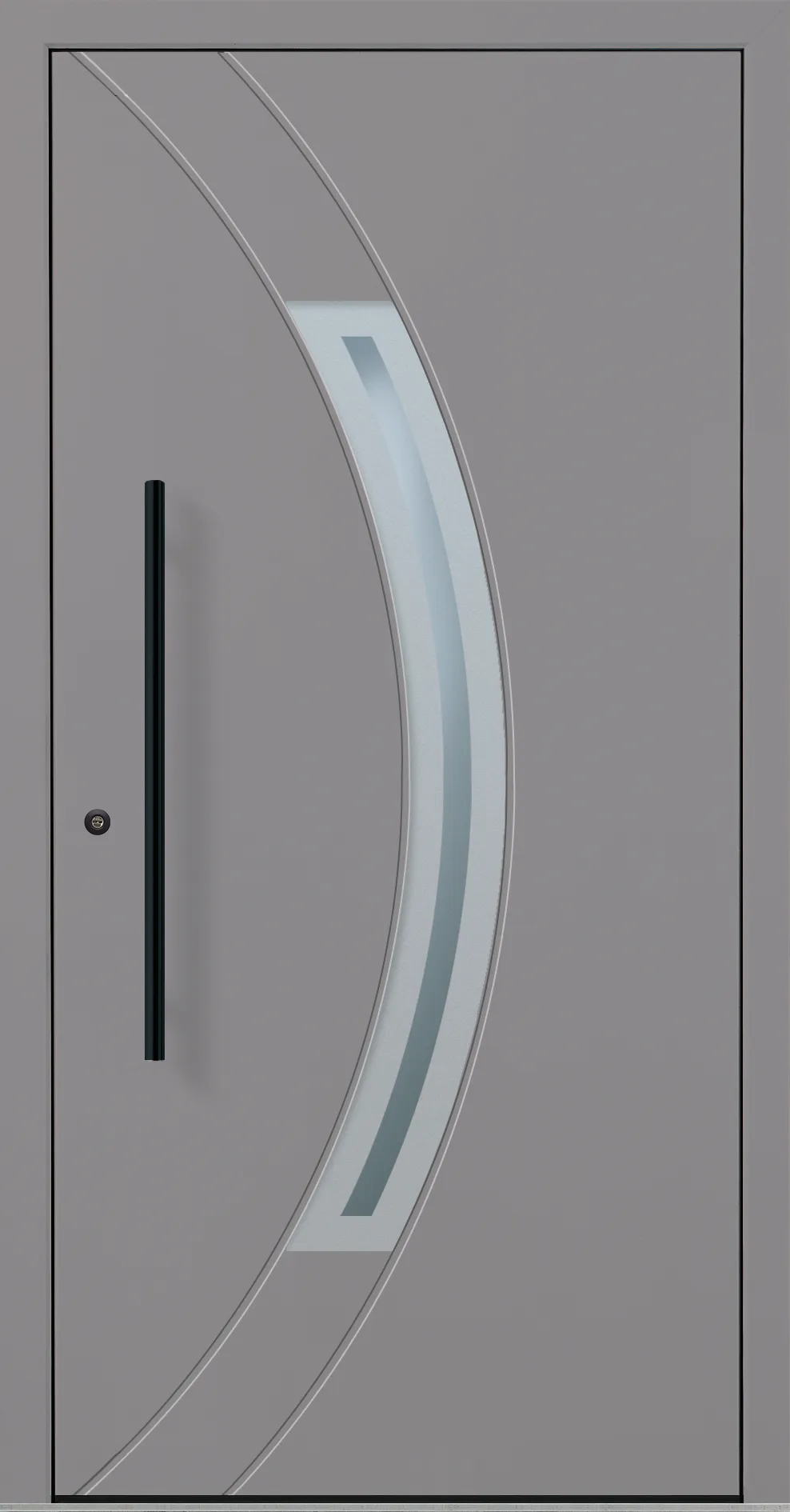 Aluminium-Haustür OptiDoor Blackline 32110D