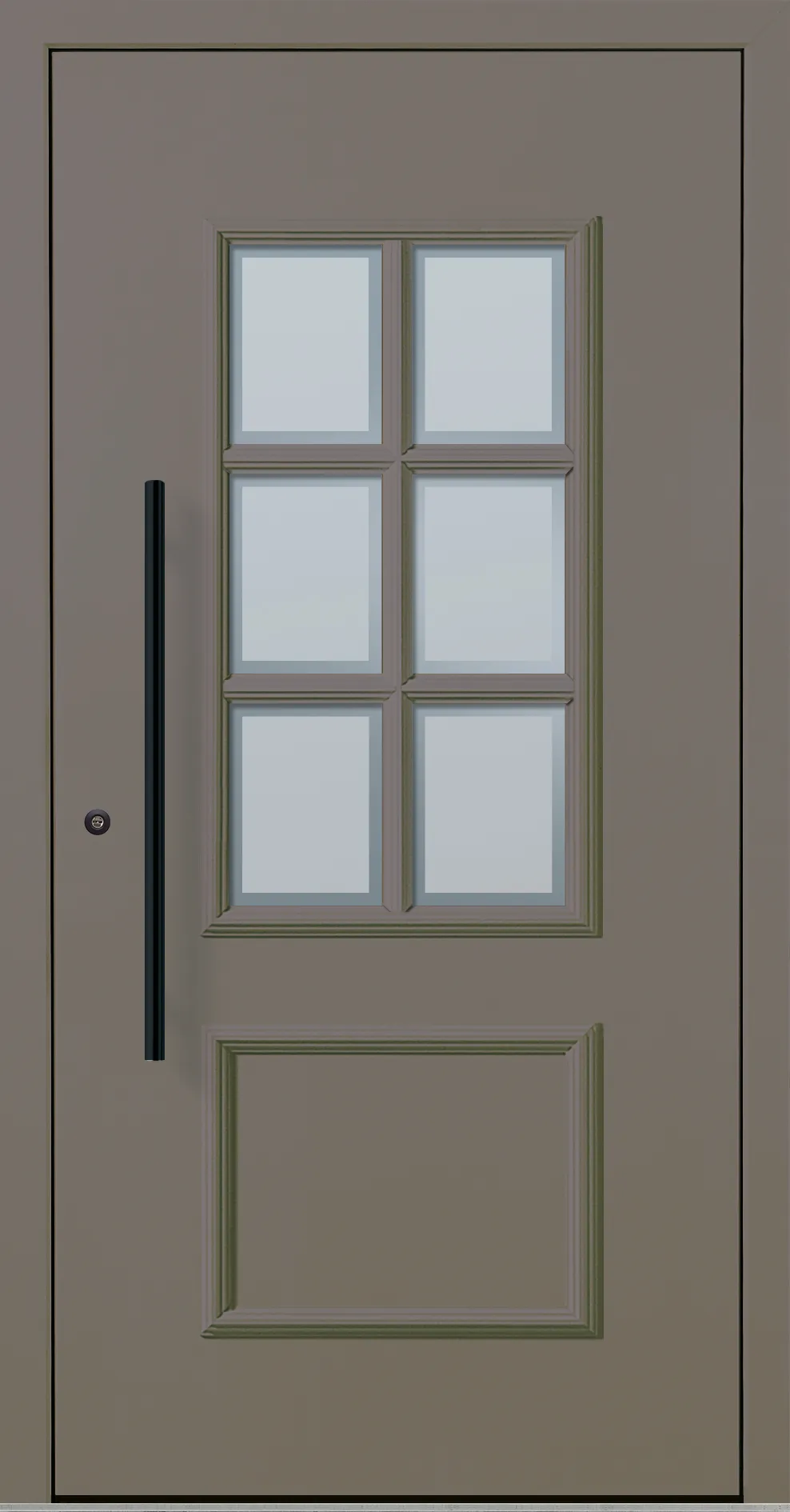 Aluminium-Haustür OptiDoor Blackline 31120D