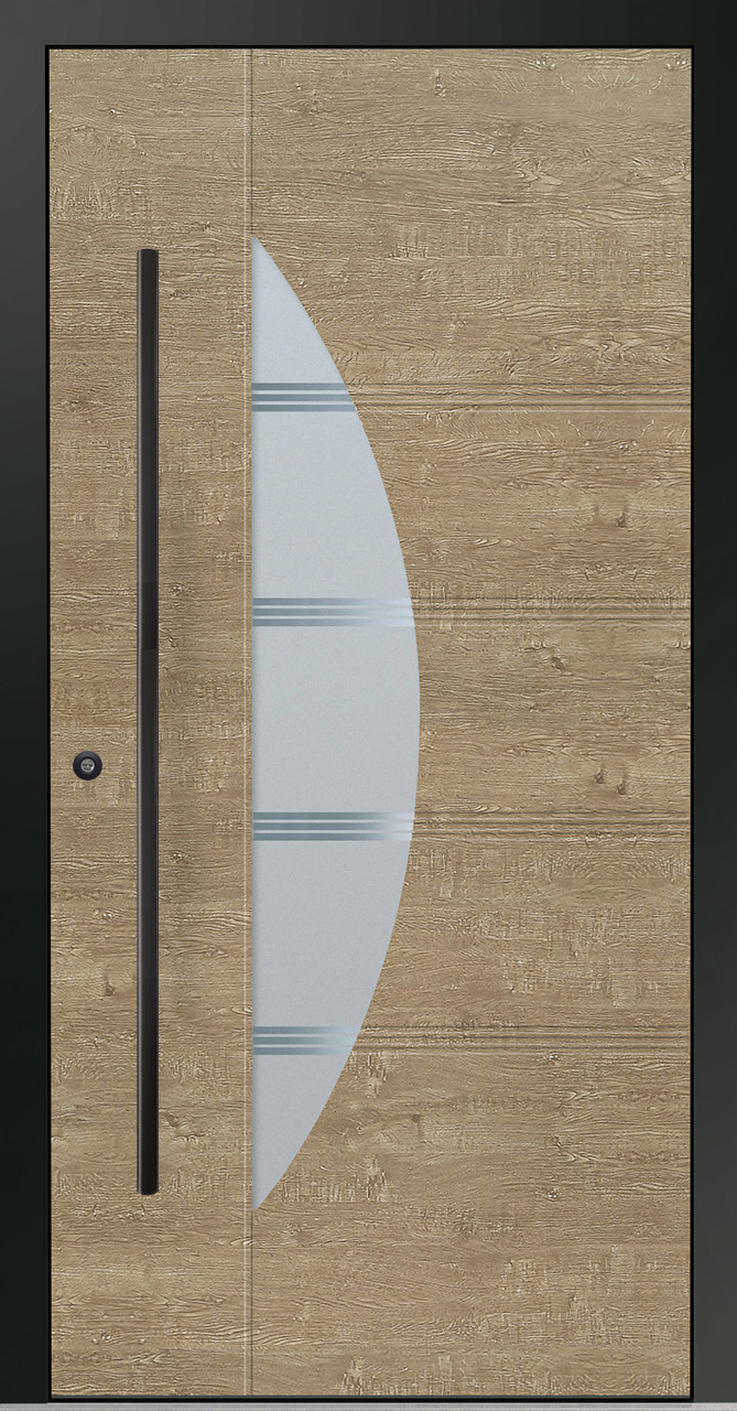 Aluminium-Haustür OptiDoor Blackline 30912D
