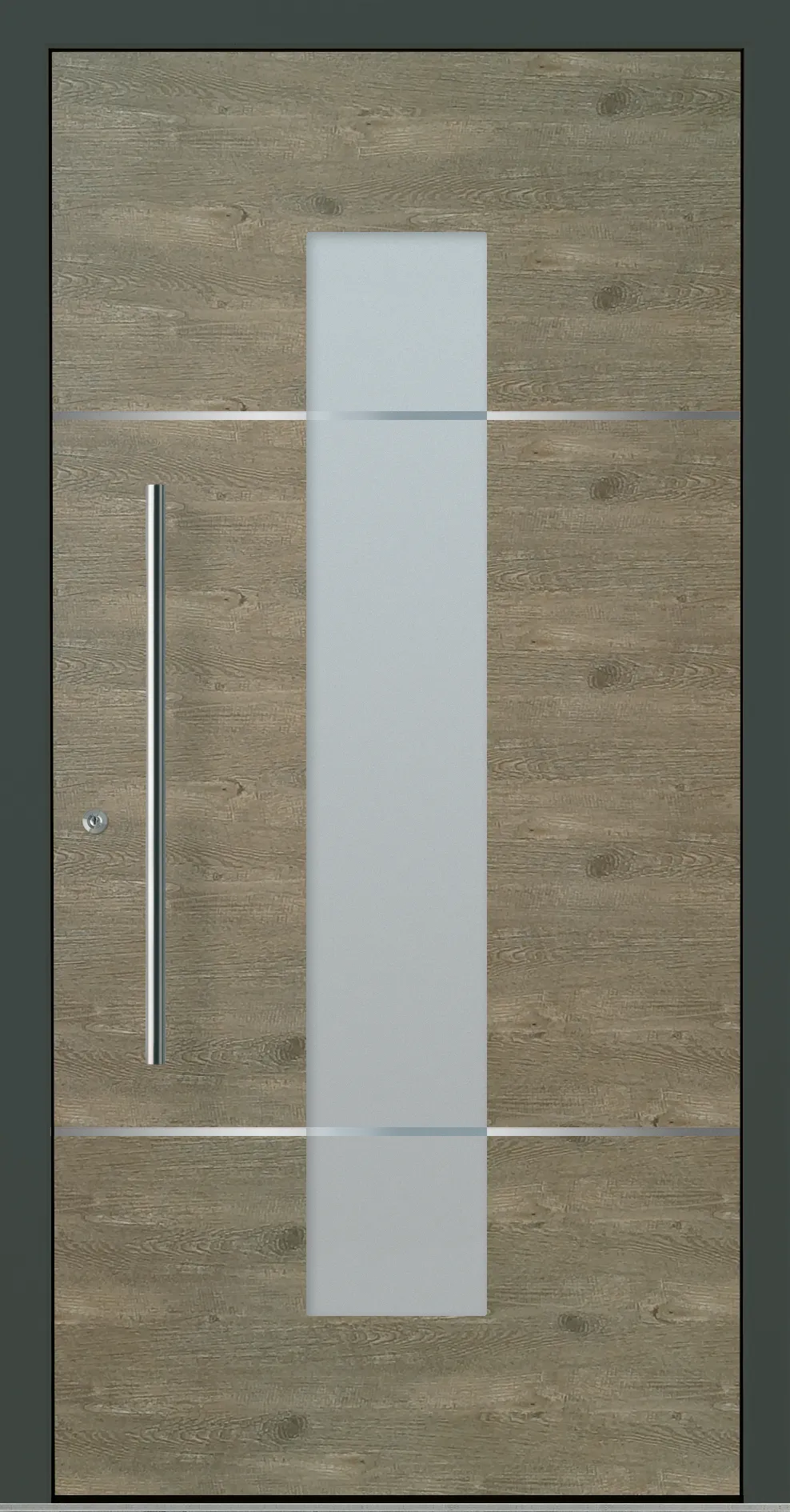Aluminium-Haustür OptiDoor Design 32112D