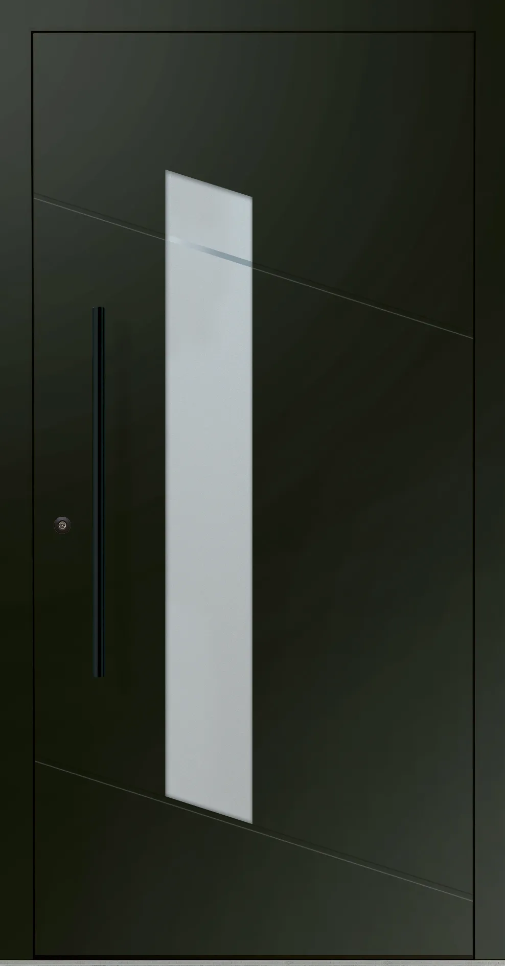 Aluminium-Haustür OptiDoor Blackline 32588D