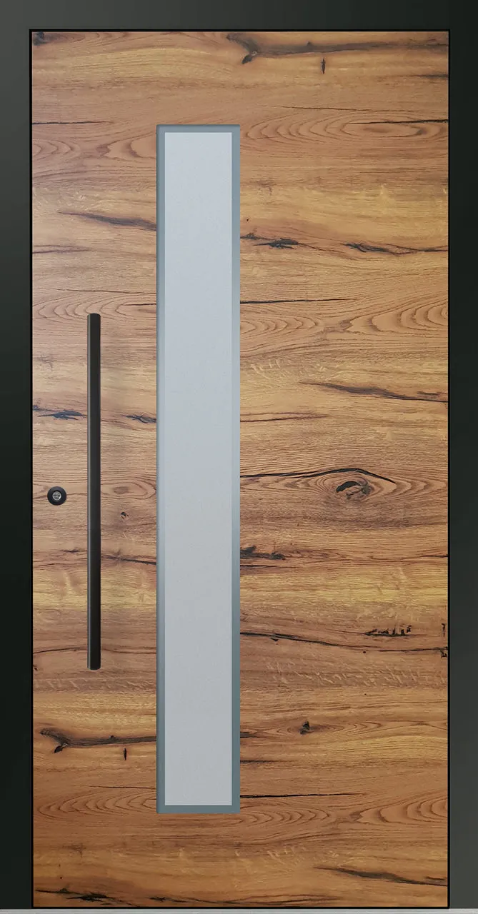 Aluminium-Haustür OptiDoor Blackline 30220D
