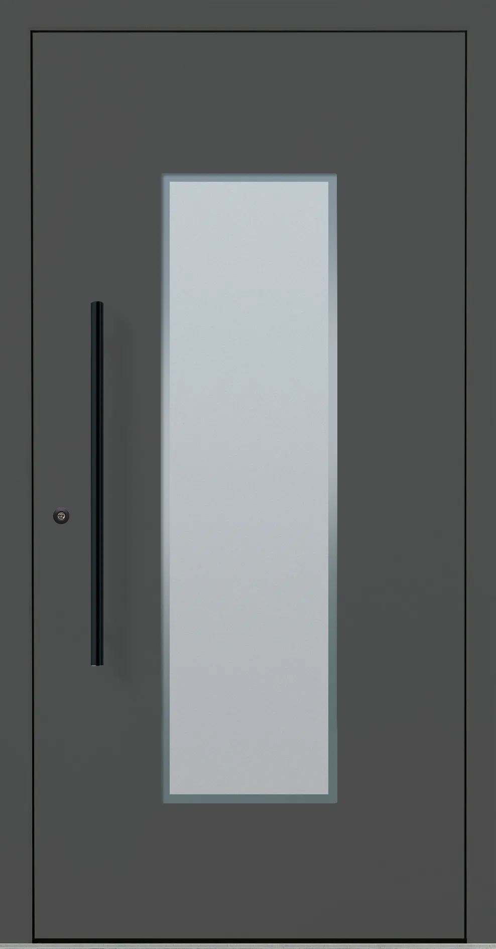 Aluminium-Haustür OptiDoor Blackline 30402D