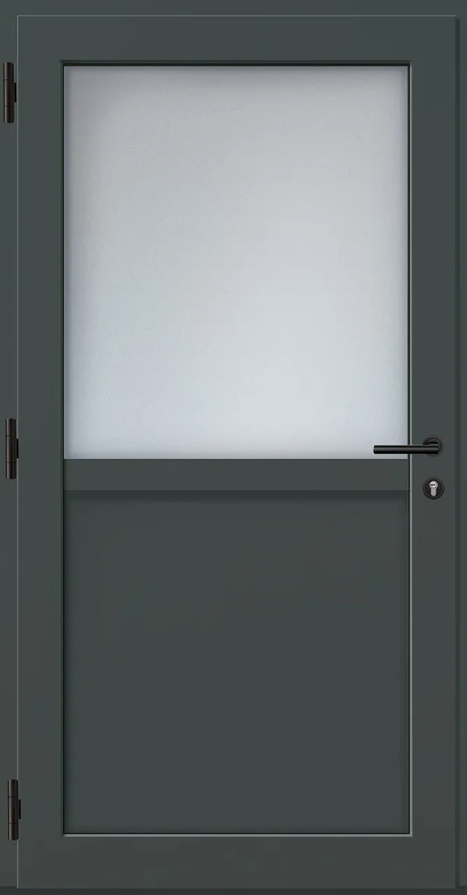 Aluminium-Haustür OptiDoor Power Blackline 38002P