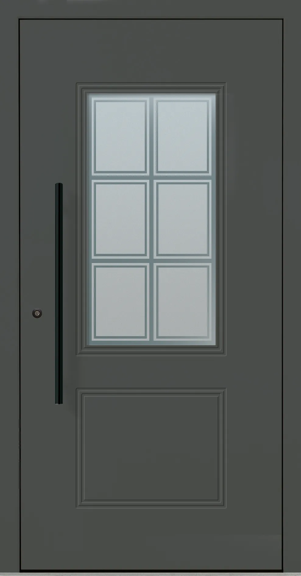Aluminium-Haustür OptiDoor Blackline 32405D