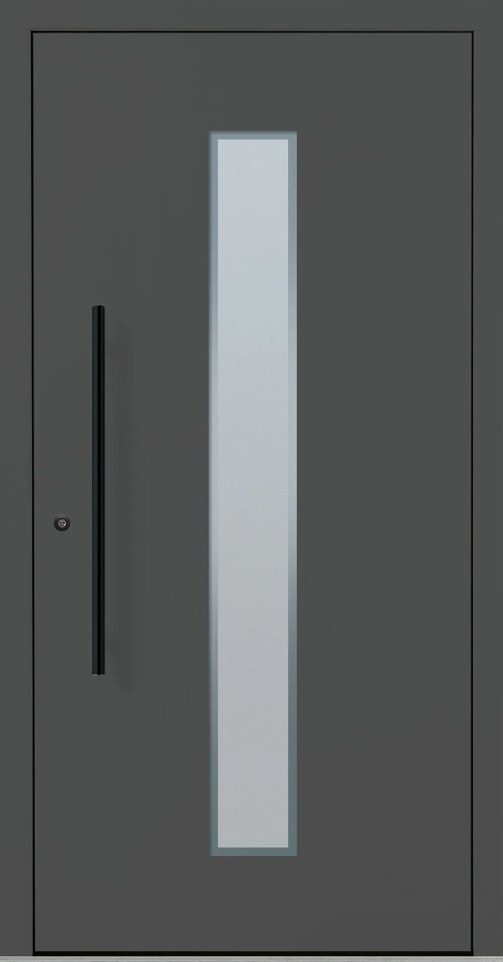 Aluminium-Haustür OptiDoor Blackline 32105D
