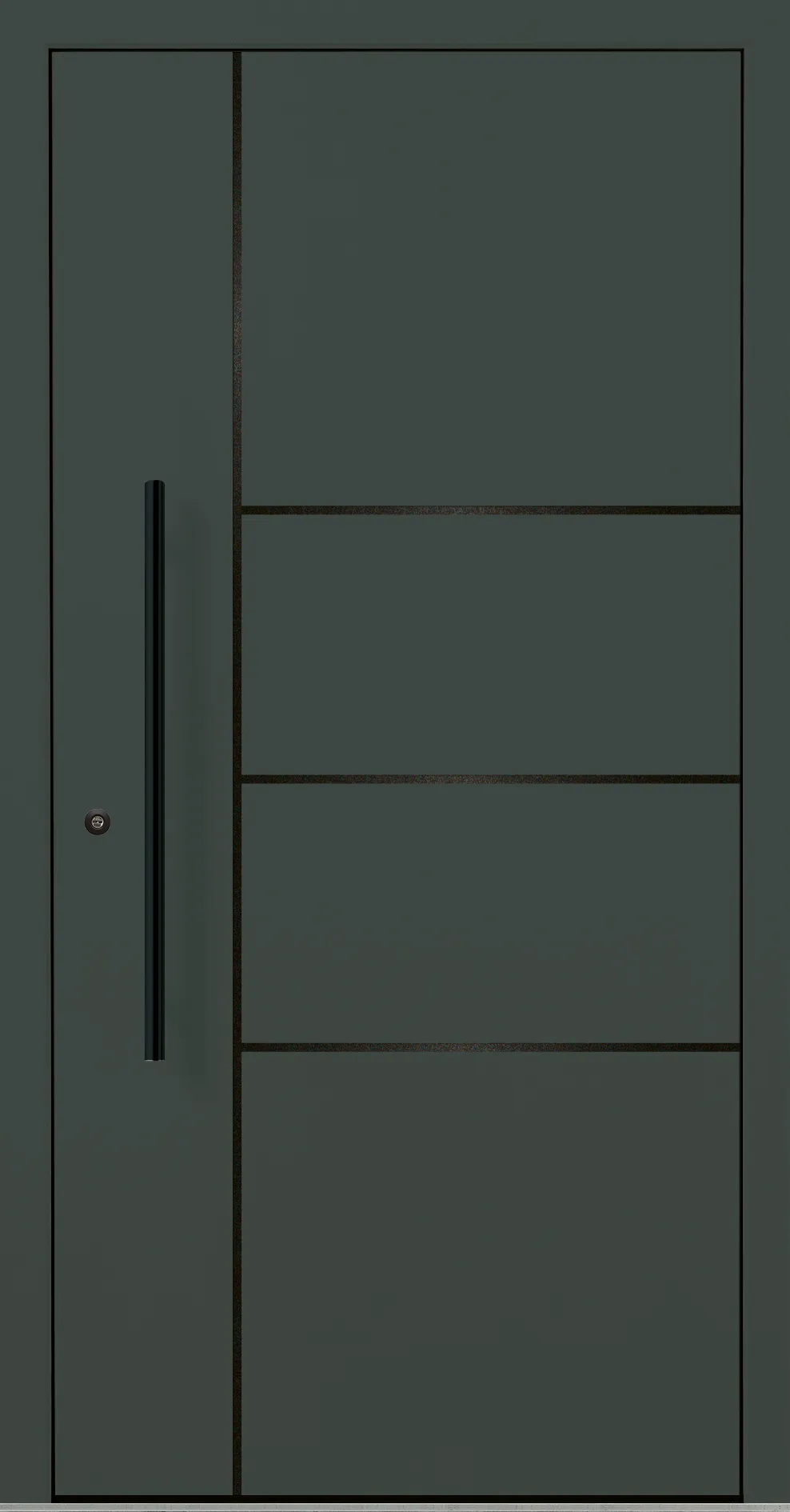 Aluminium-Haustür OptiDoor Blackline 30200D
