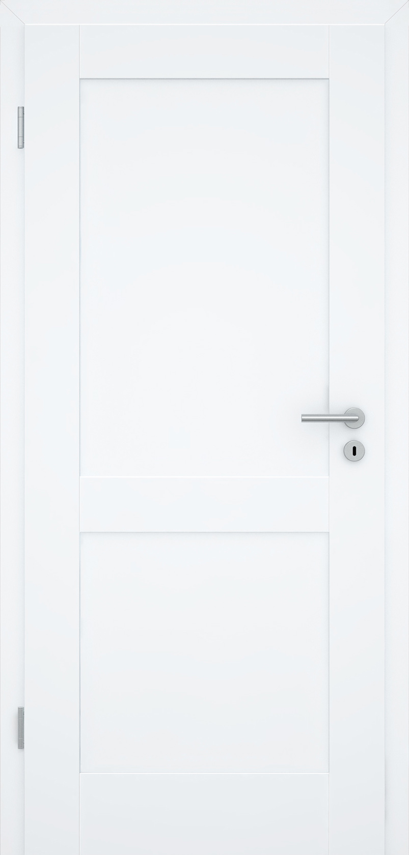 Füllungs-Designtür Pur Design 1FS Weißlack