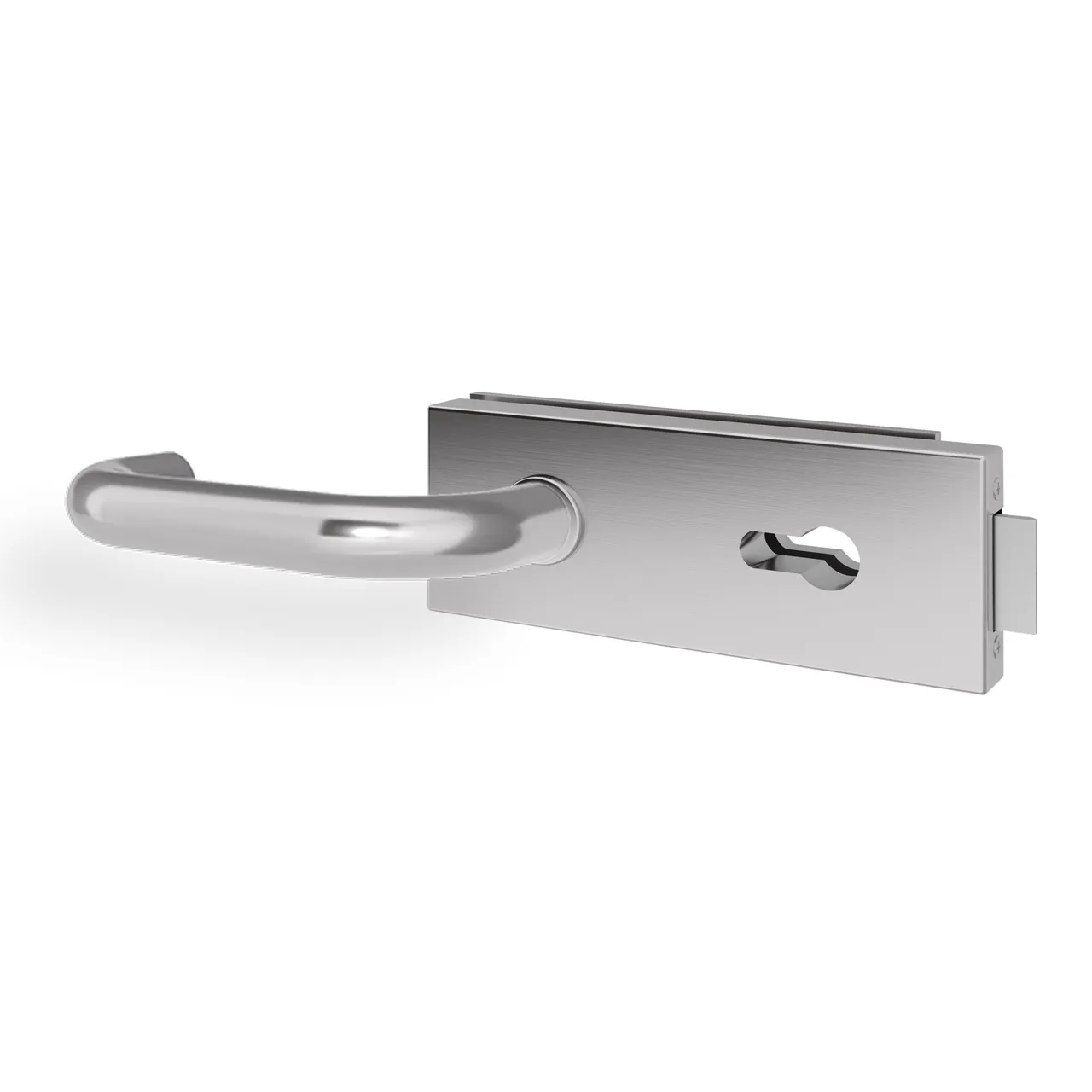 Glastürgriff Eleganto 1GE Edelstahl inkl. Set Bänder