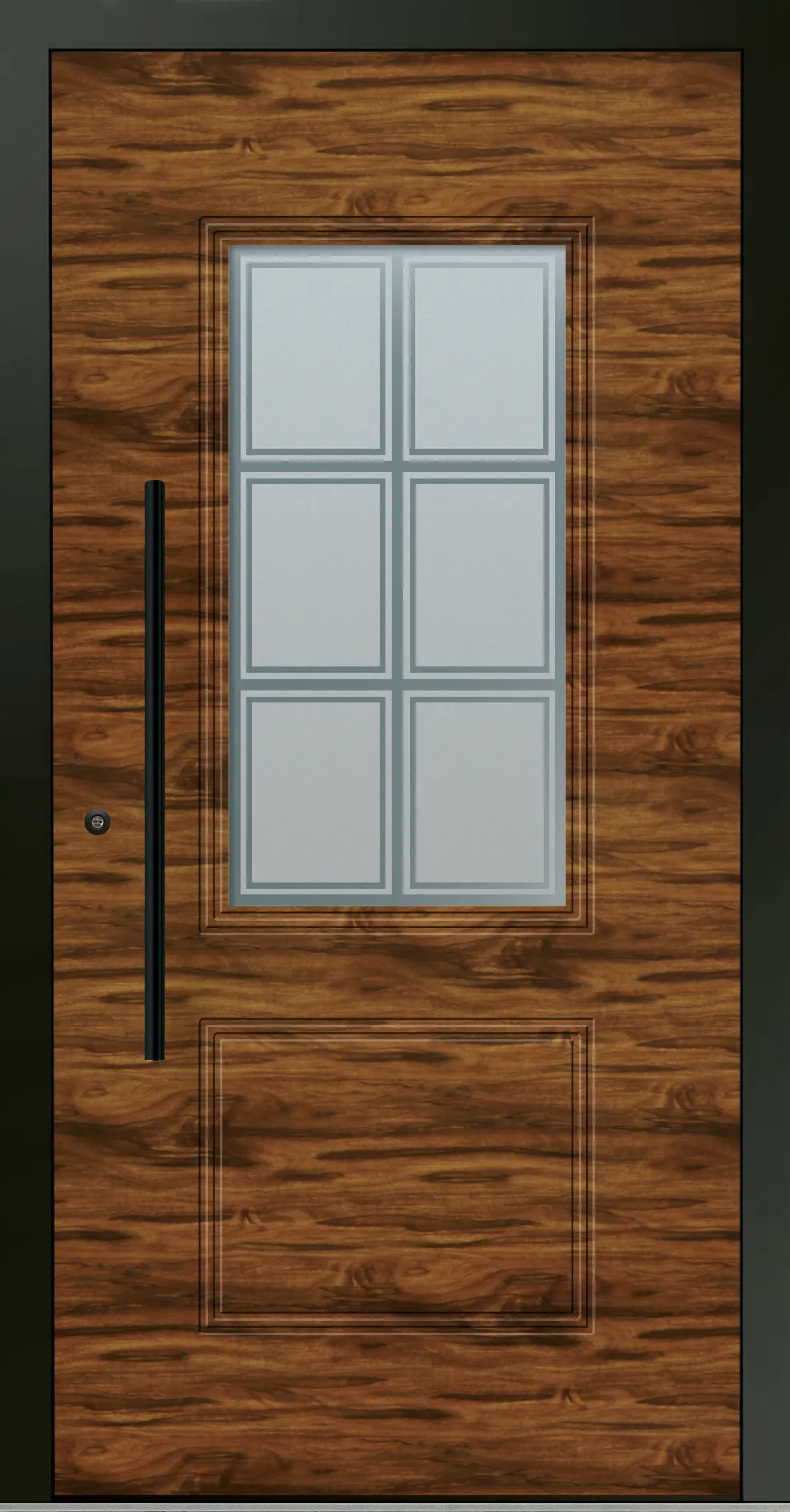 Aluminium-Haustür OptiDoor Blackline 32405D