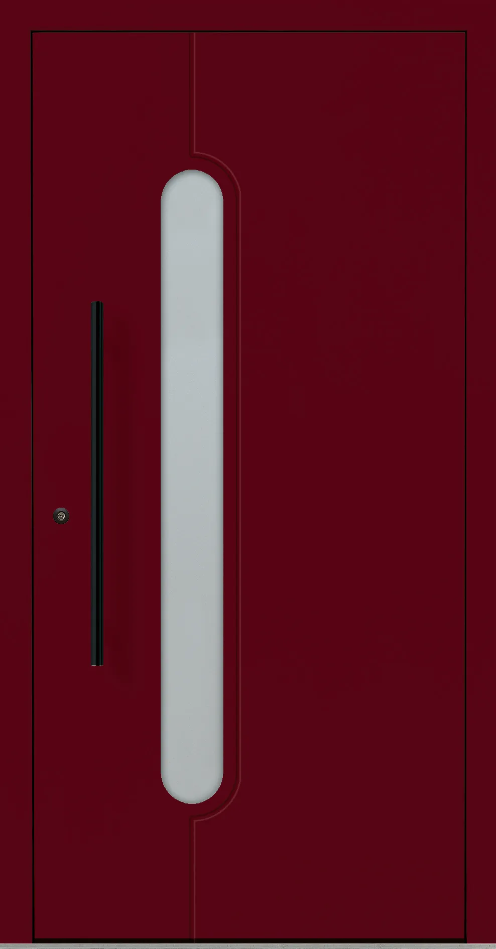 Aluminium-Haustür OptiDoor Blackline 32900D