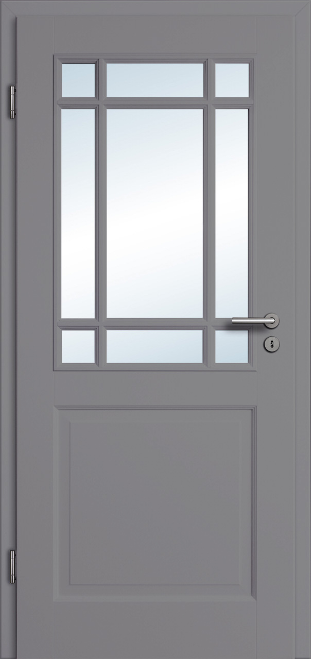 Stil-Innentür Grigio Premium 9FS Grau