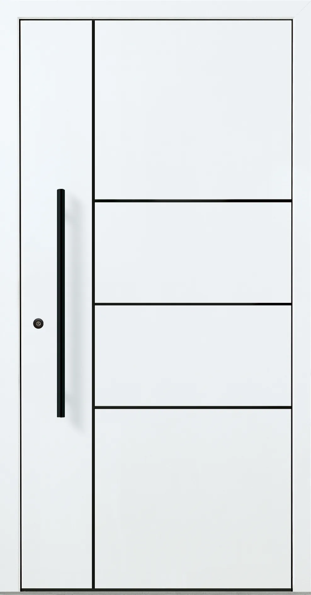 Aluminium-Haustür OptiDoor Blackline 32200D
