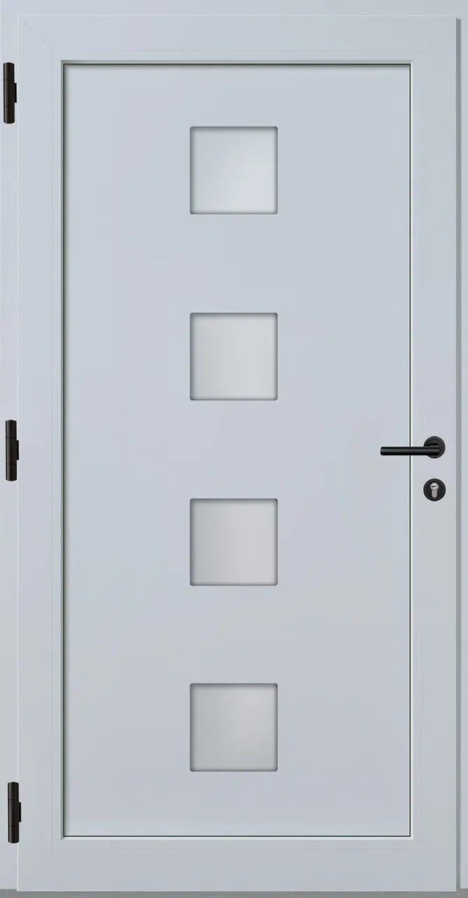 Aluminium-Haustür OptiDoor Power Blackline 38608P