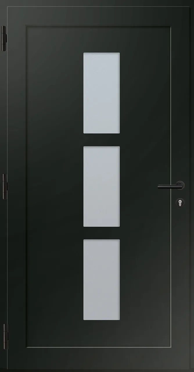 Aluminium-Haustür OptiDoor Power Blackline 38112P