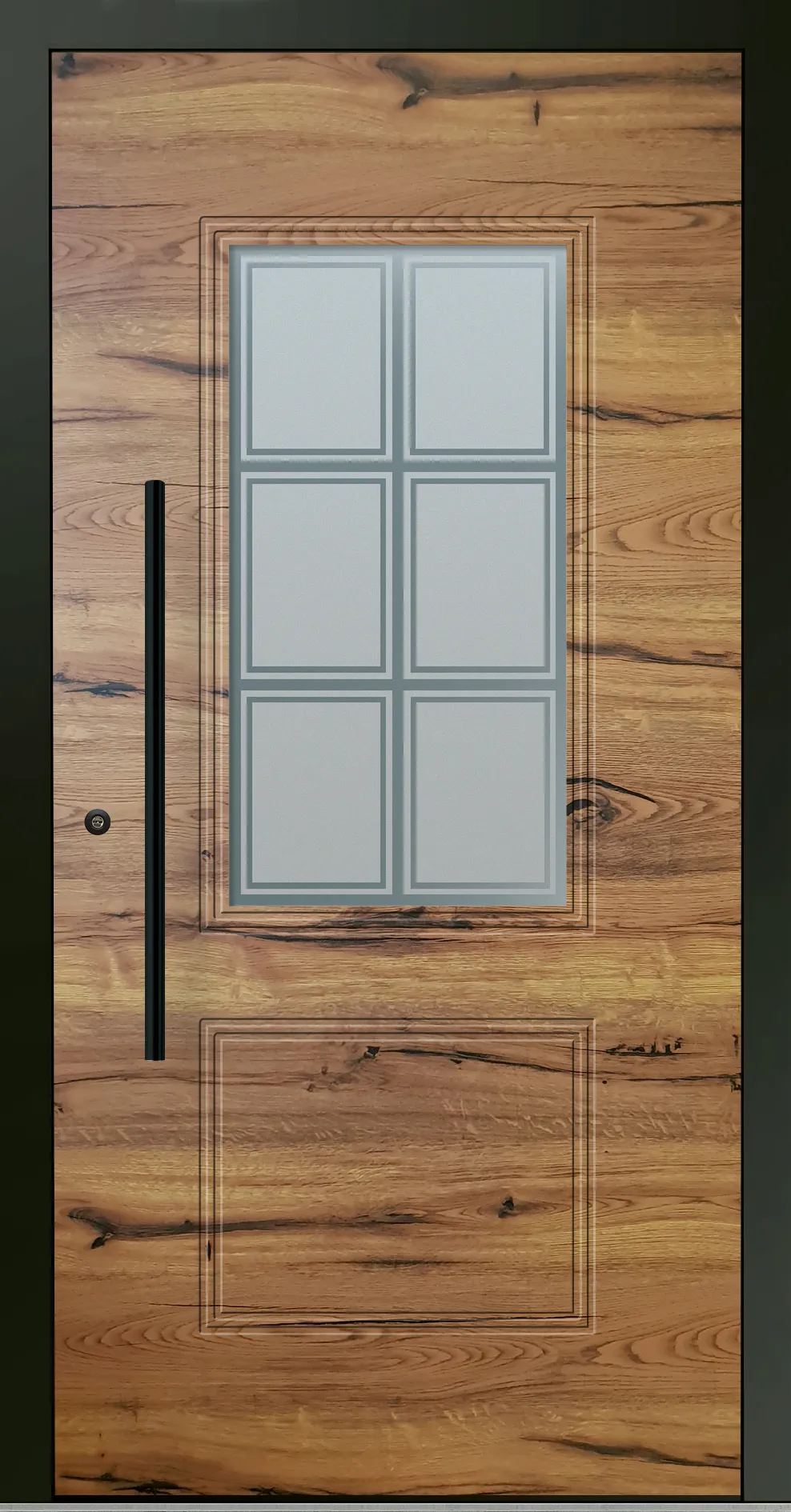 Aluminium-Haustür OptiDoor Blackline 32405D