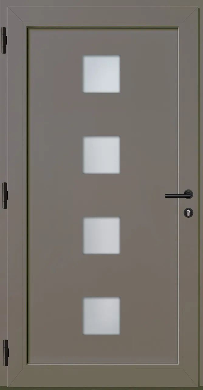 Aluminium-Haustür OptiDoor Exclusiv Blackline 38608E