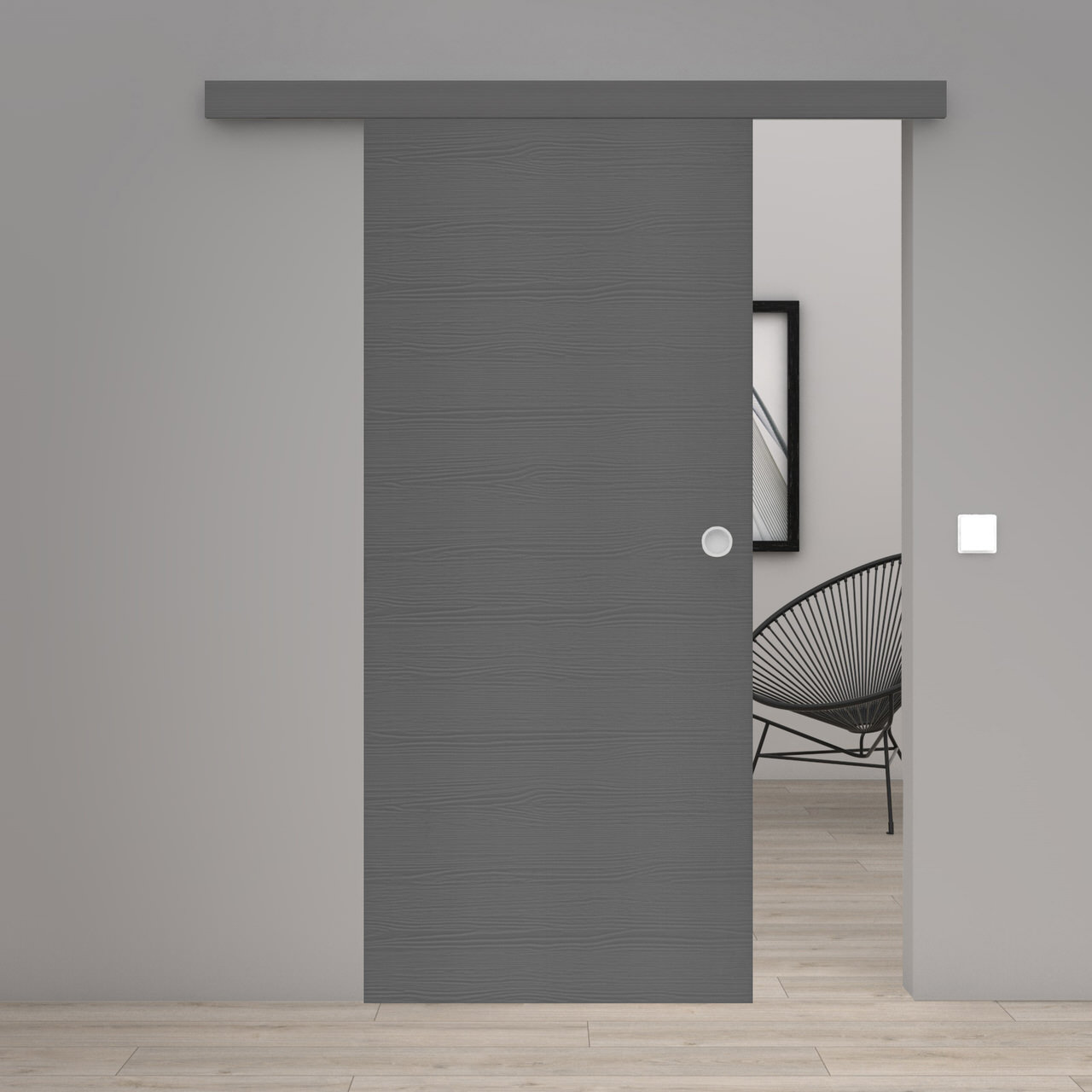 Schiebetür Laminato Accent Onyx Quer CPL