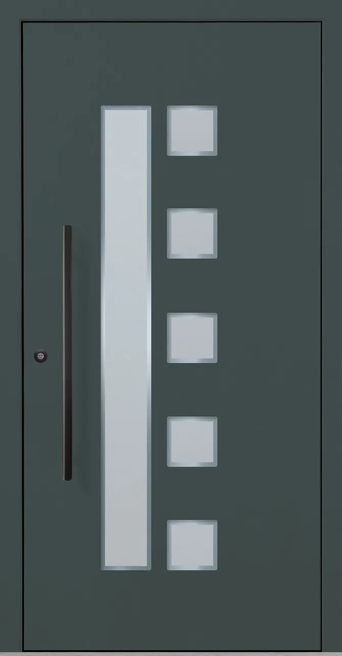 Aluminium-Haustür OptiDoor Blackline 30600D