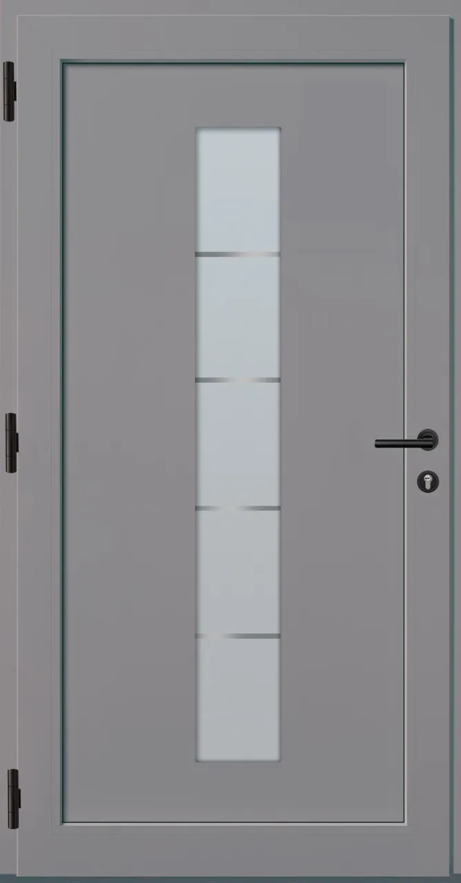 Aluminium-Haustür OptiDoor Power Blackline 38441P