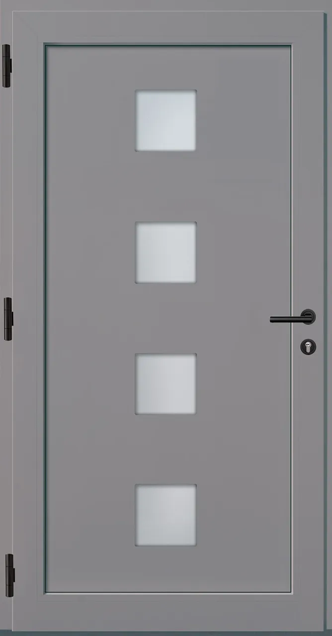 Aluminium-Haustür OptiDoor Exclusiv Blackline 38608E