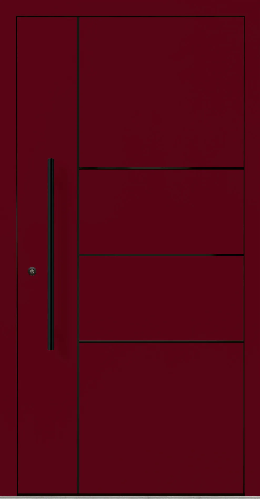 Aluminium-Haustür OptiDoor Blackline 32200D