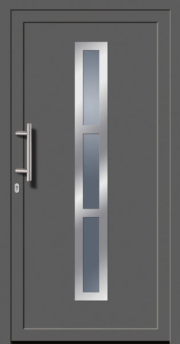 SecuDoor Power 10563P Kunststoffhaustür Basaltgrau