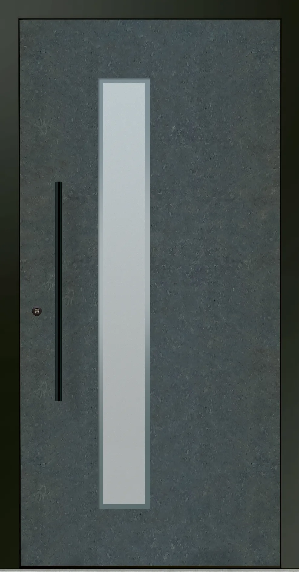 Aluminium-Haustür OptiDoor Blackline 30220D