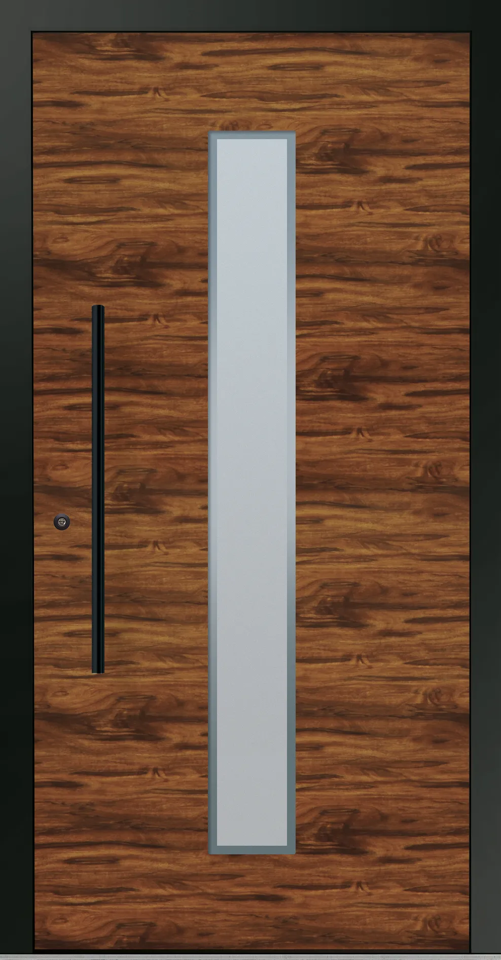 Aluminium-Haustür OptiDoor Blackline 32105D