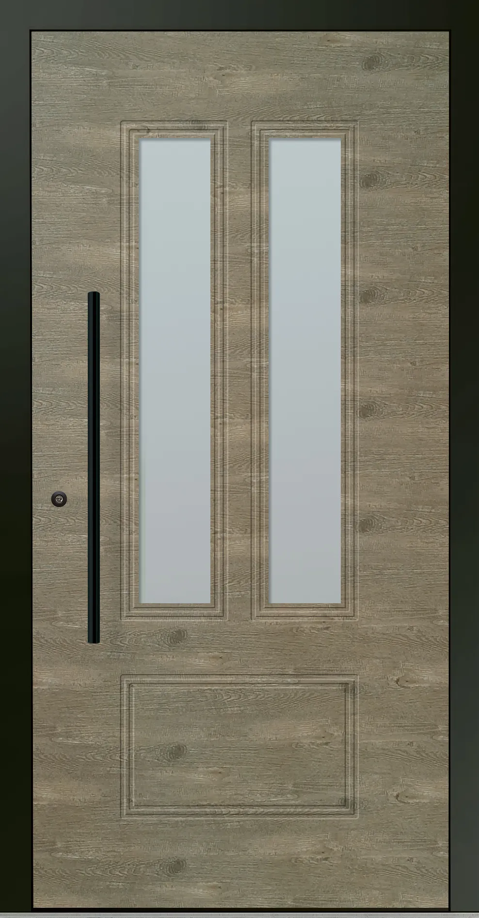 Aluminium-Haustür OptiDoor Blackline 32650D