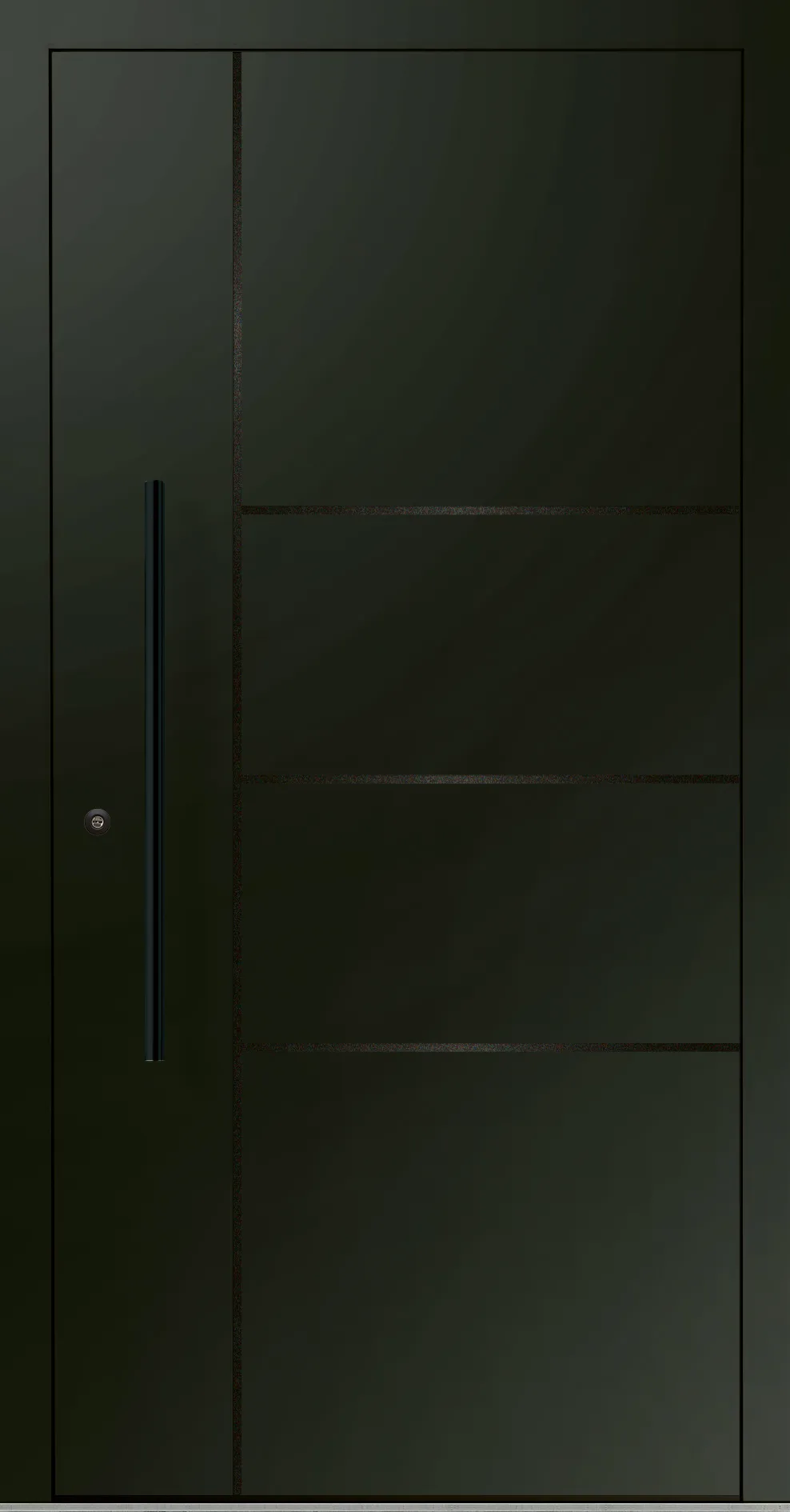 Aluminium-Haustür OptiDoor Blackline 30200D