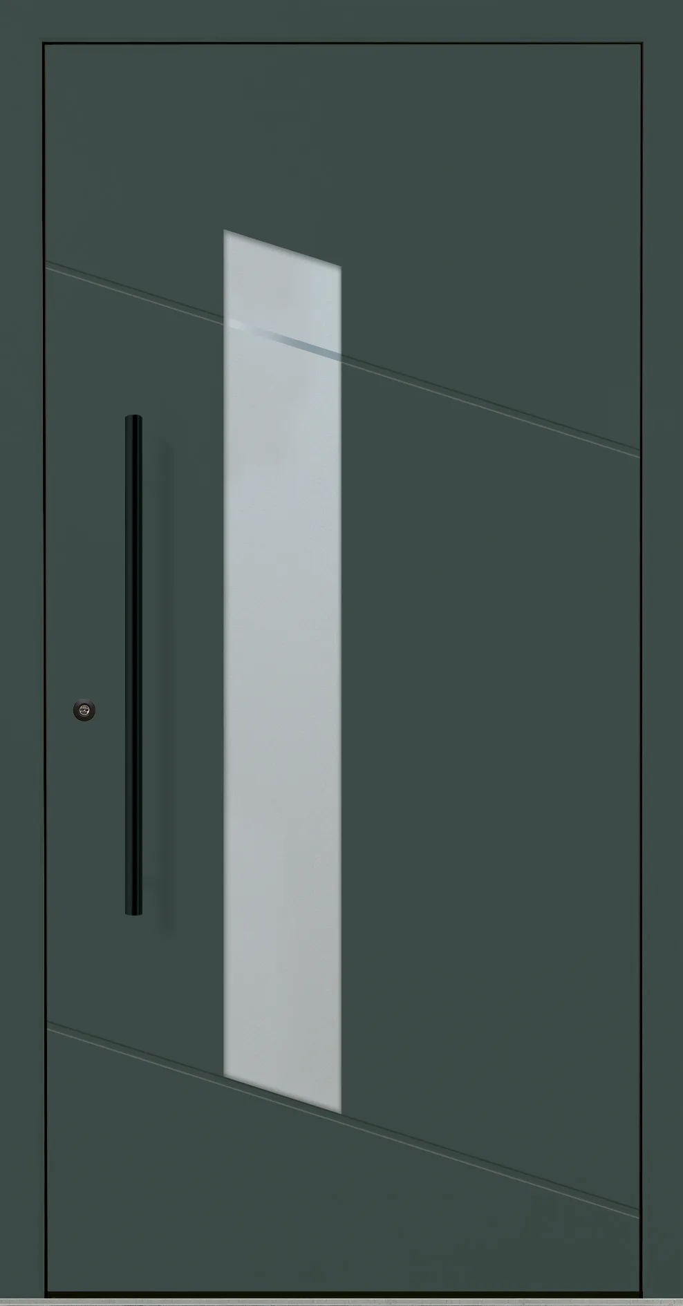 Aluminium-Haustür OptiDoor Blackline 32588D