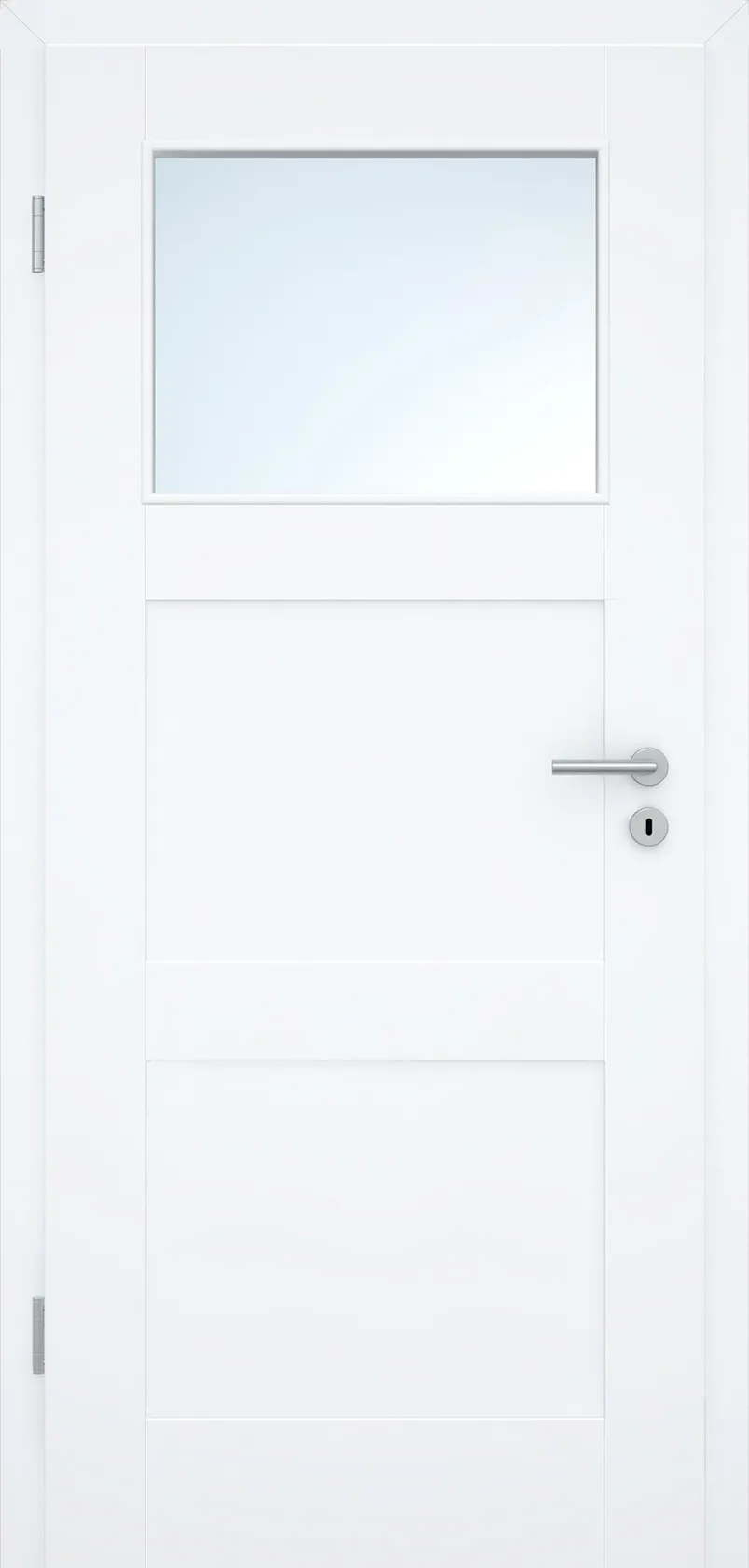 Füllungs-Designtür Pur Design 3FS-LA1 Weißlack