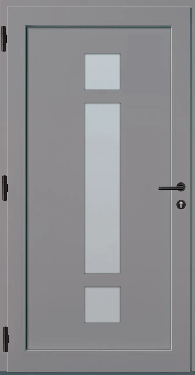 Aluminium-Haustür OptiDoor Power Blackline 38660P