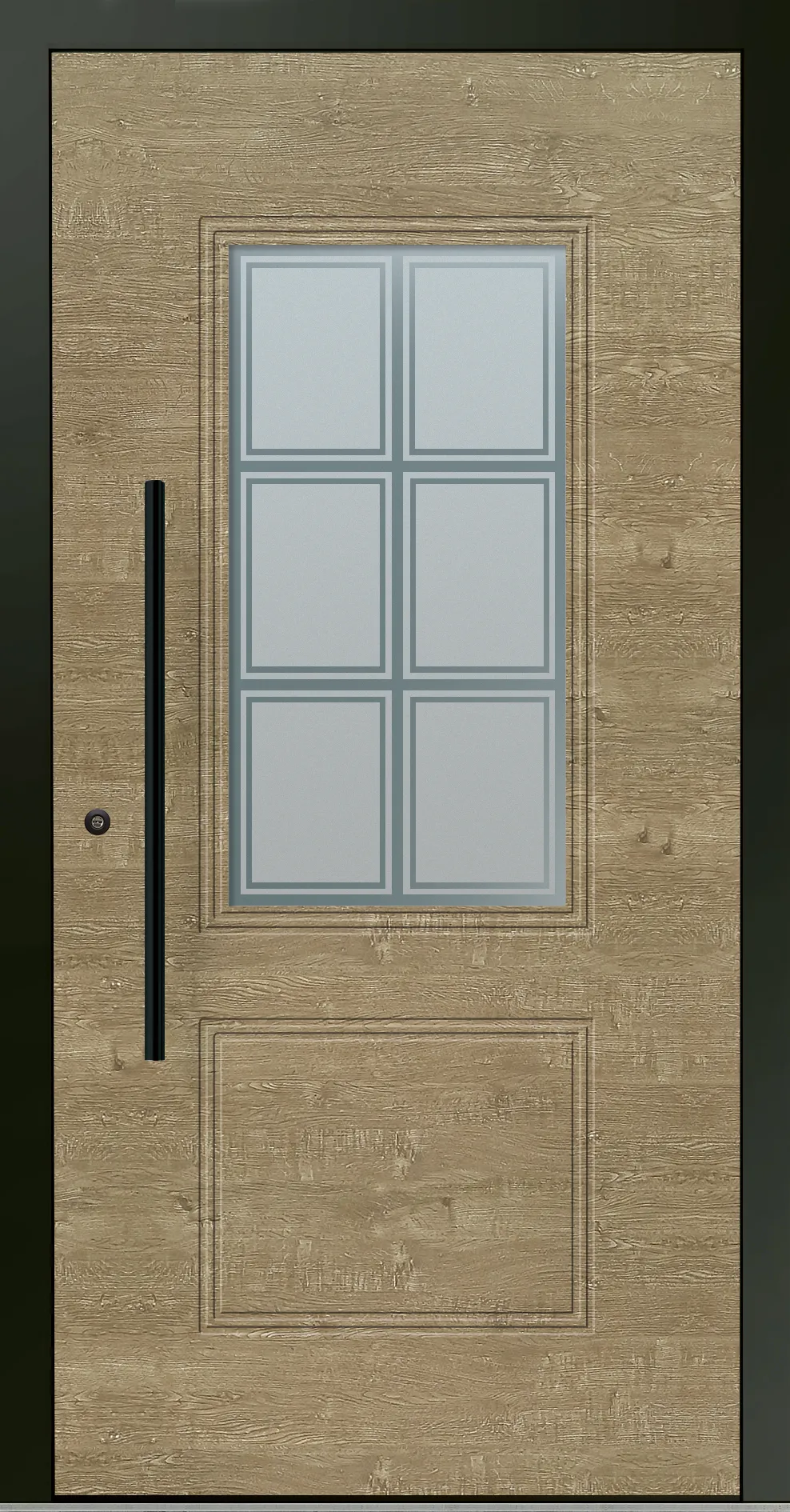 Aluminium-Haustür OptiDoor Blackline 32405D