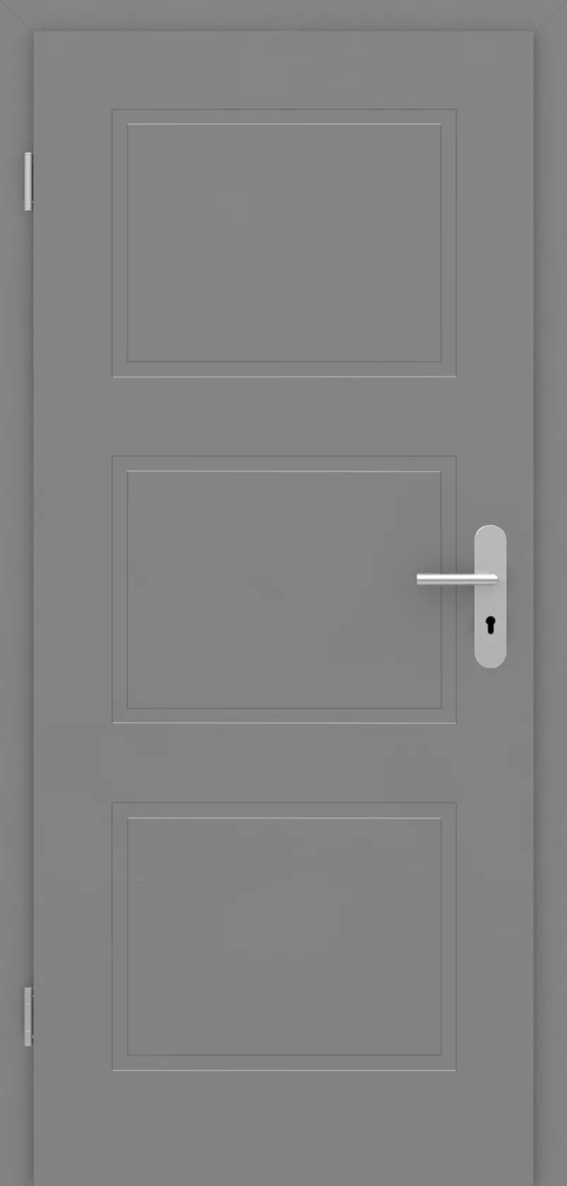 Design-Wohnungseingangstür Grigio Flair 3FS Grau
