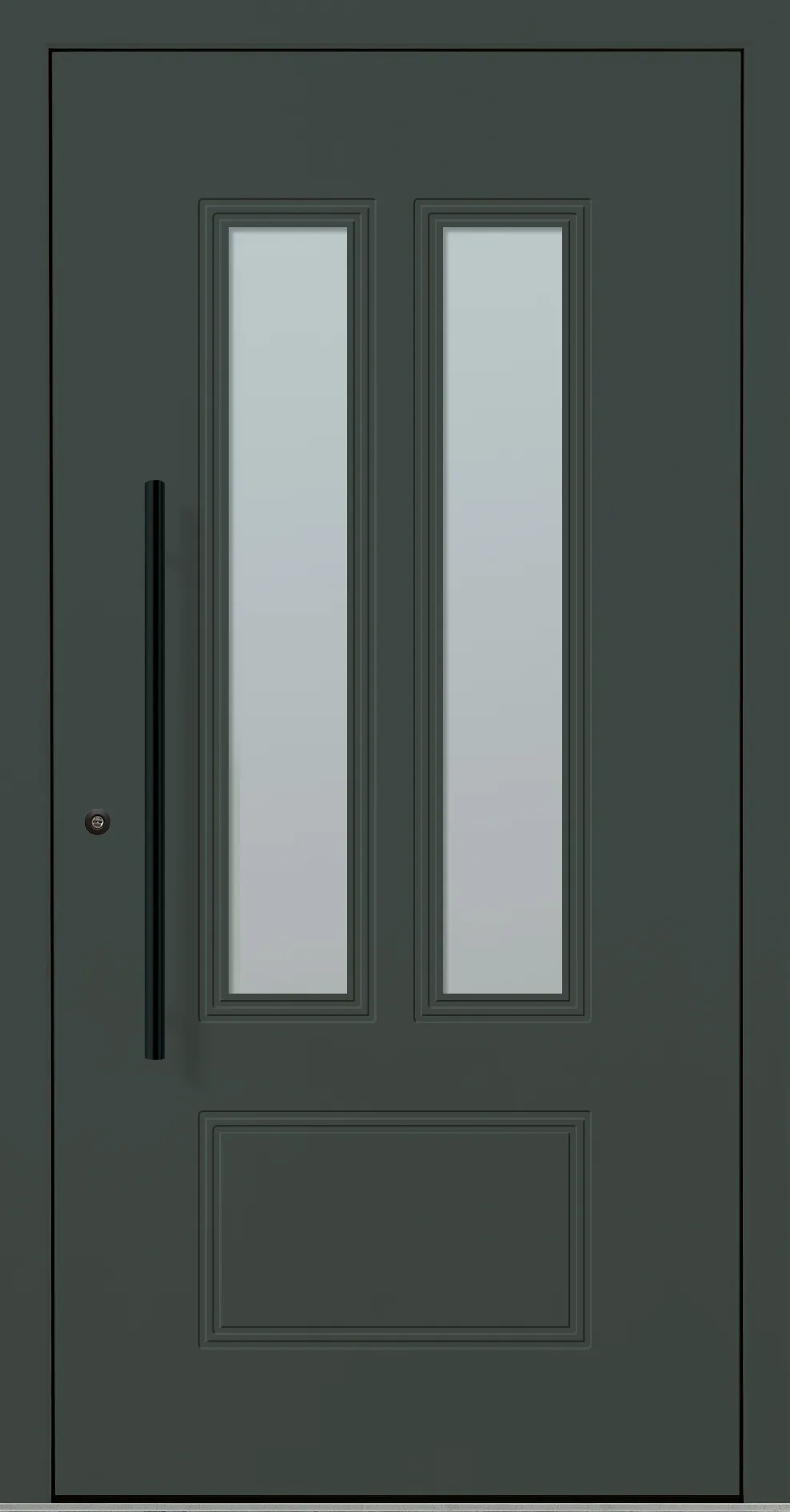 Aluminium-Haustür OptiDoor Blackline 32650D