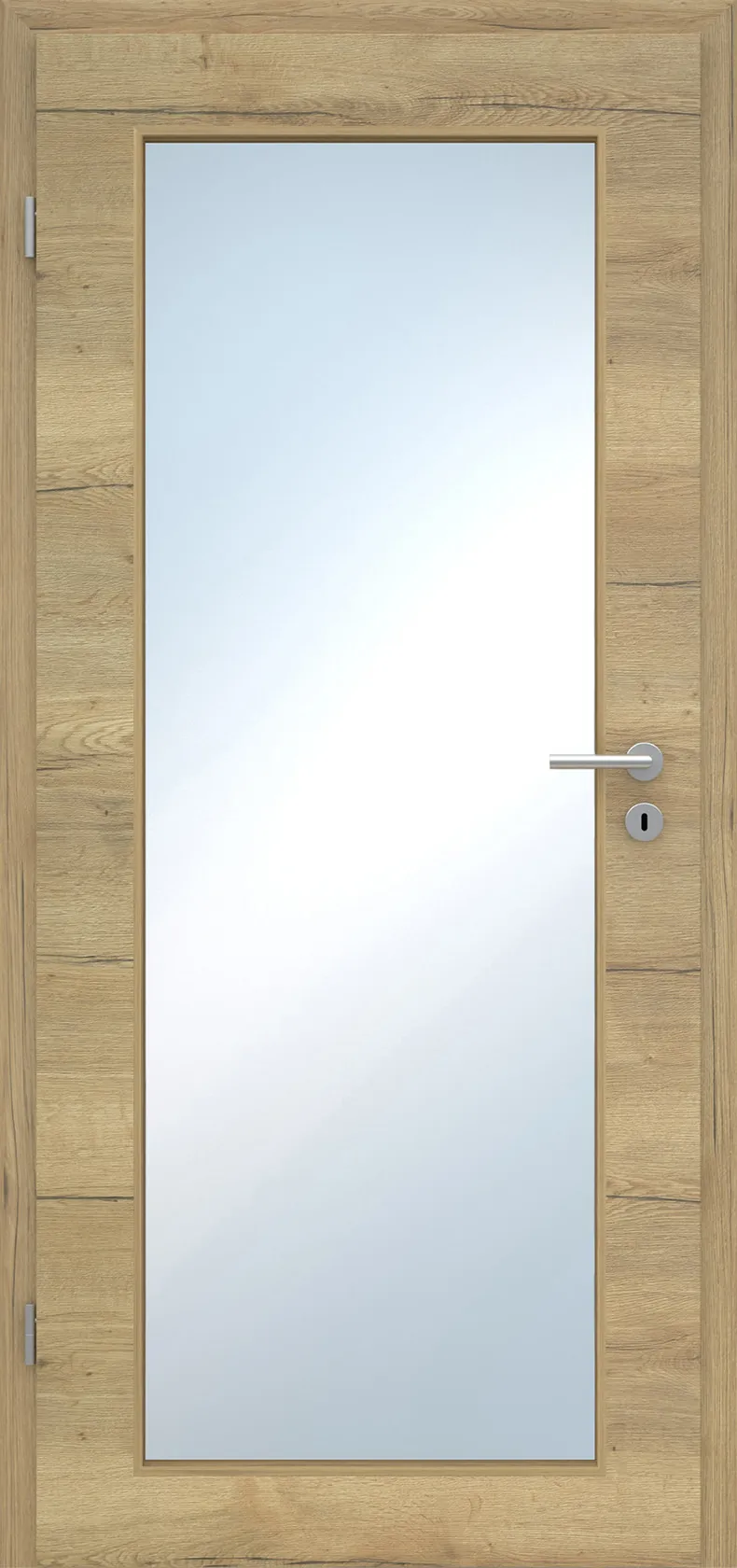 Innentür Laminato Eiche Strong Quer CPL XXL-Lichtausschnitt
