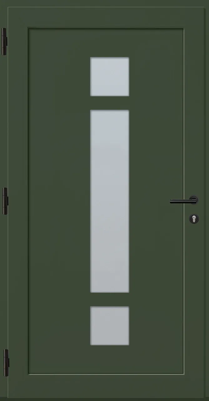 Aluminium-Haustür OptiDoor Power Blackline 38660P