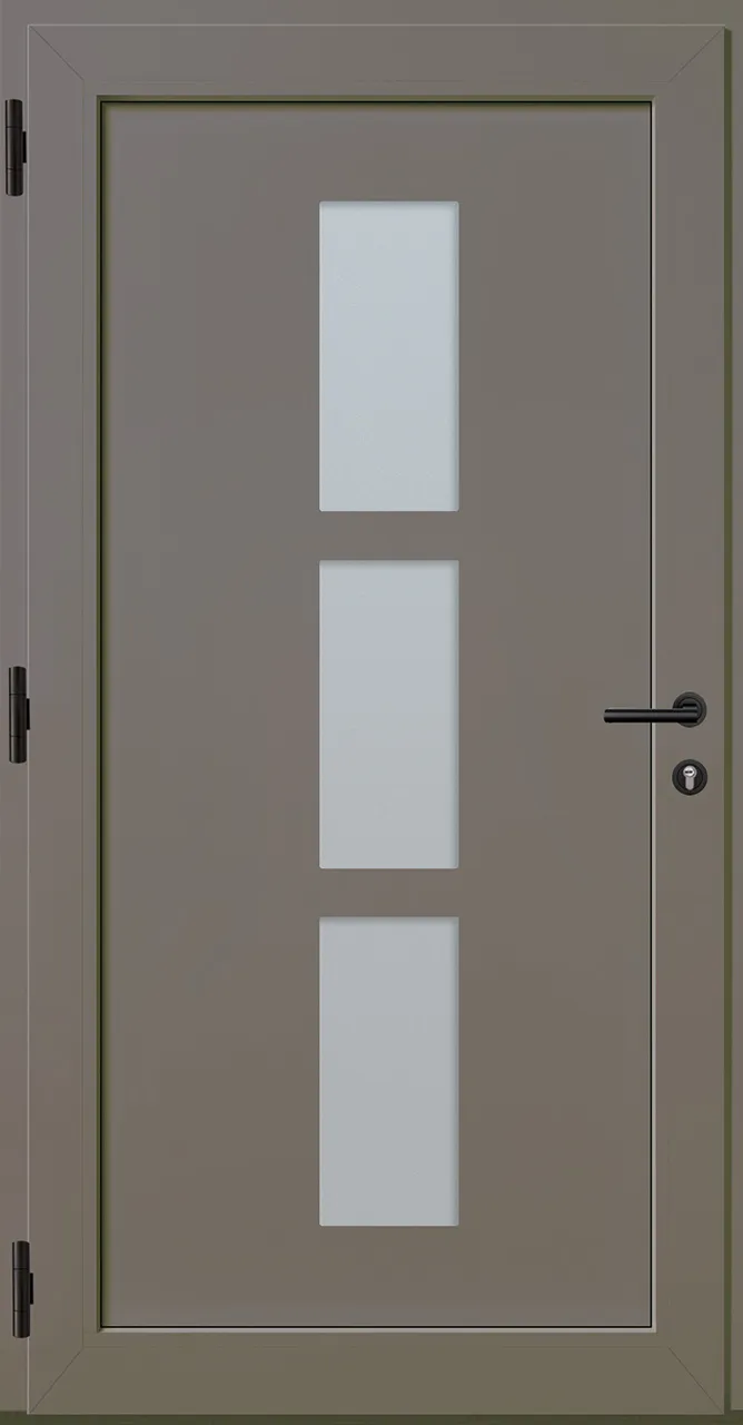 Aluminium-Haustür OptiDoor Exclusiv Blackline 38112E