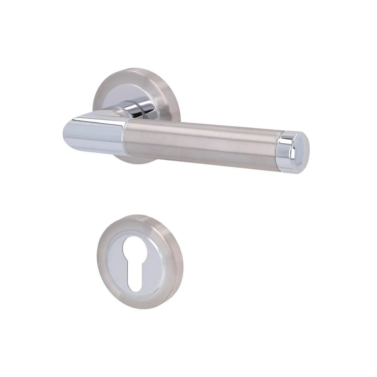 Türgriff Eleganto 555 Chrom/Edelstahl satiniert