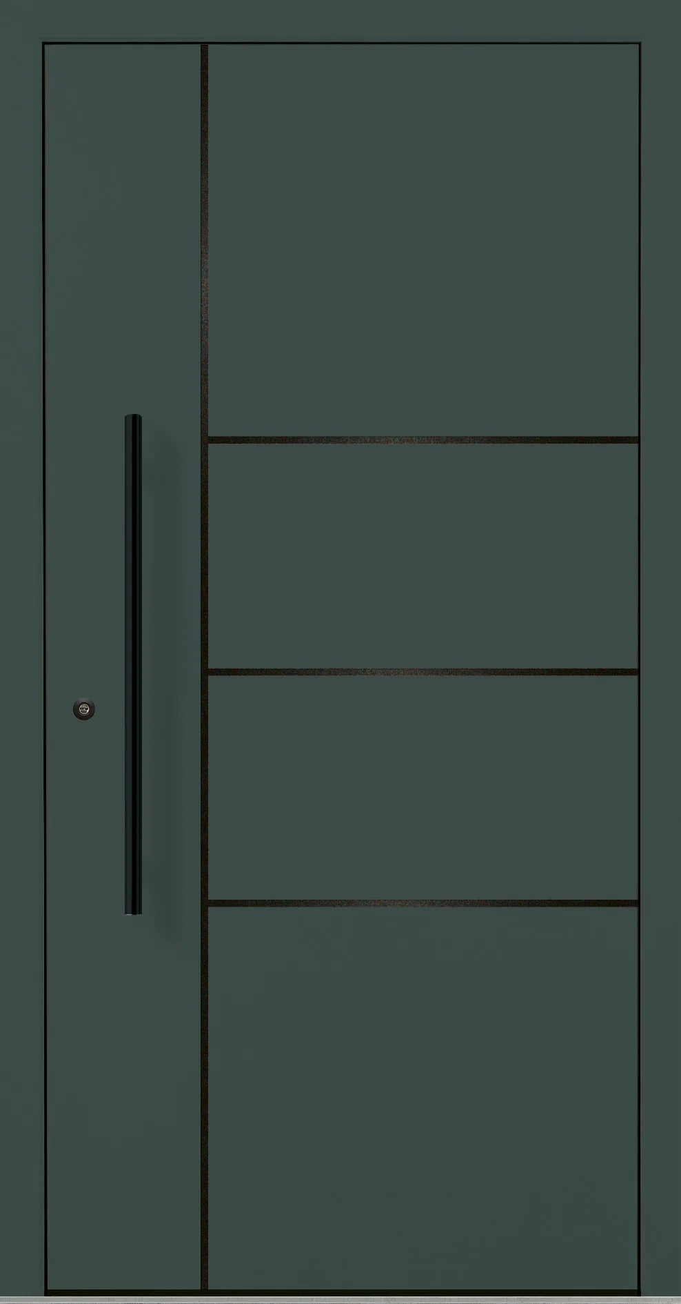 Aluminium-Haustür OptiDoor Blackline 30200D