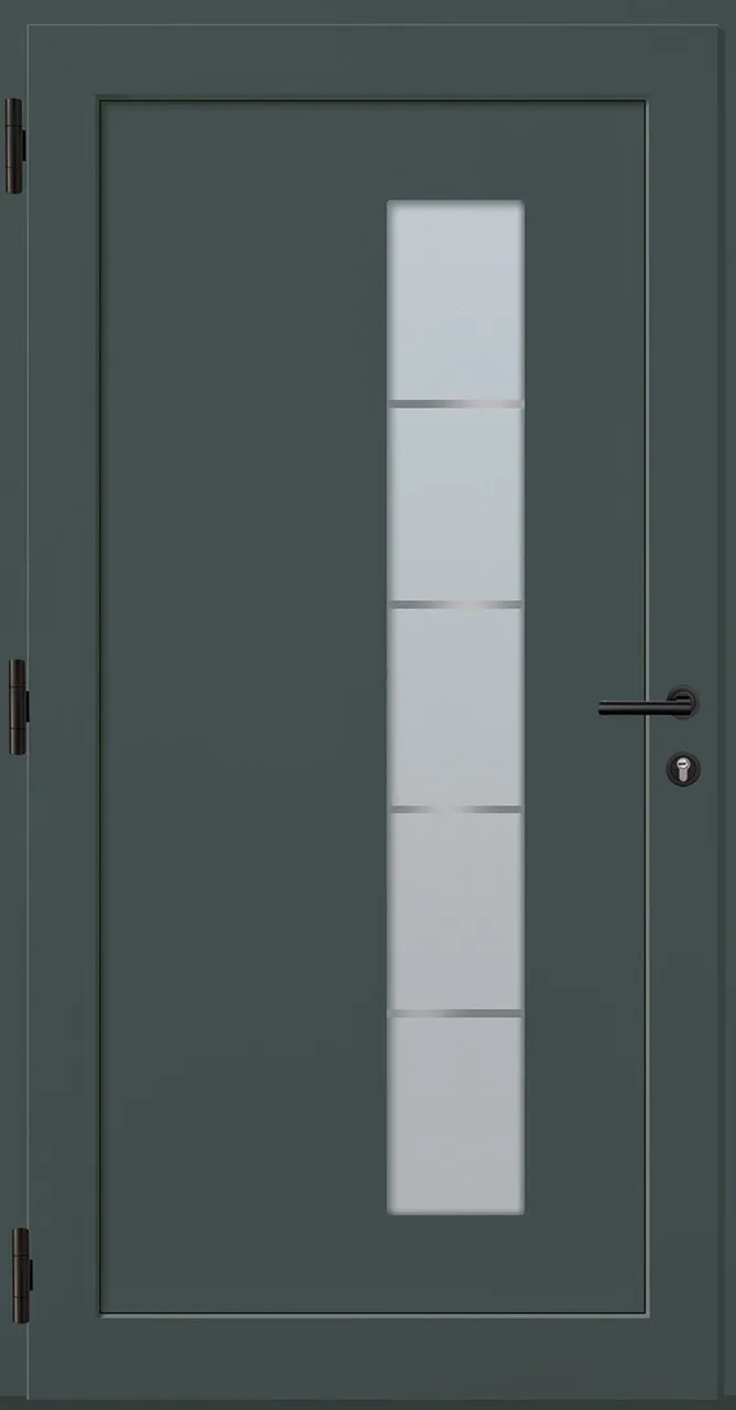 Aluminium-Haustür OptiDoor Exclusiv Blackline 38711E