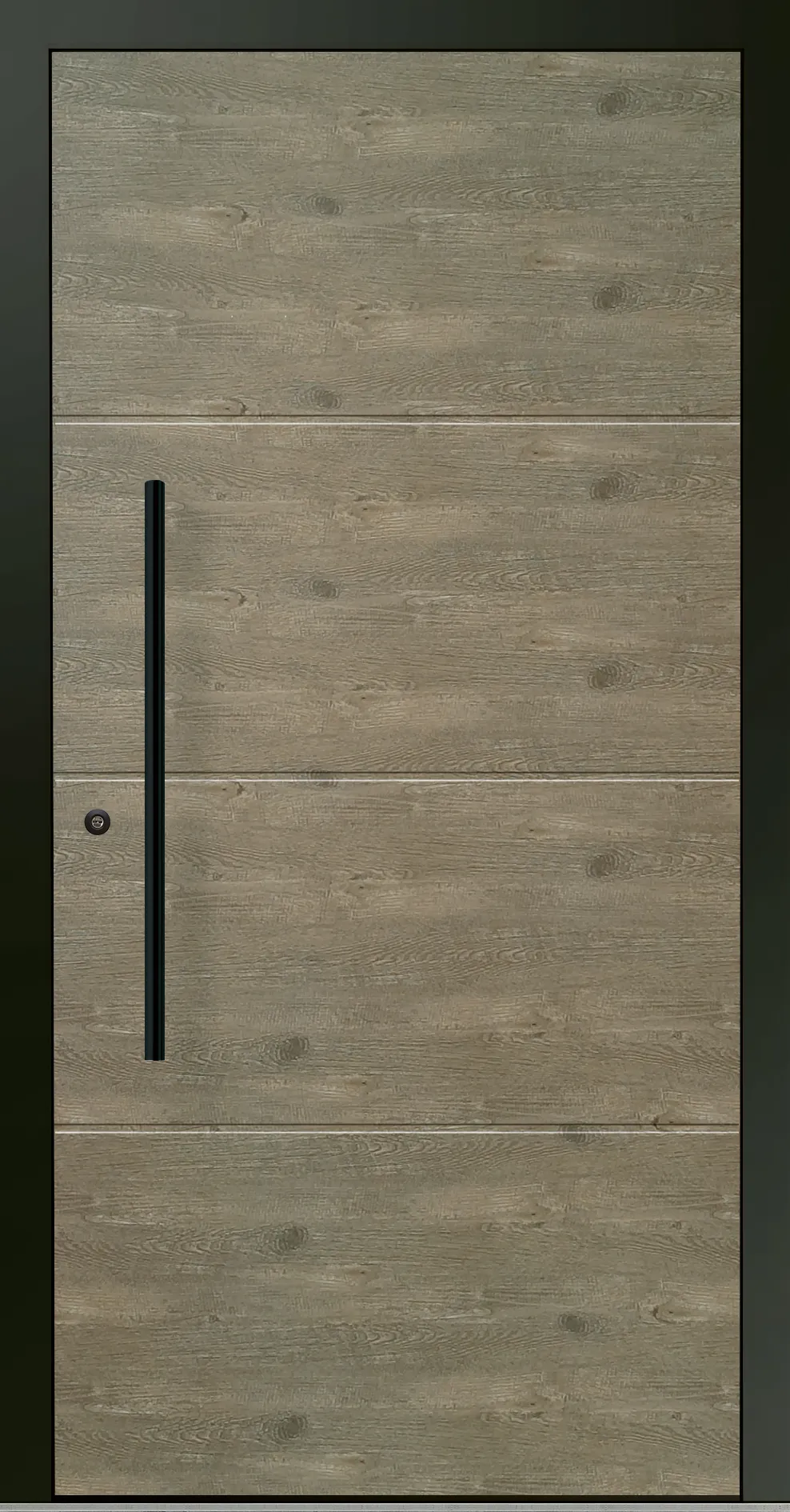 Aluminium-Haustür OptiDoor Blackline 30500D