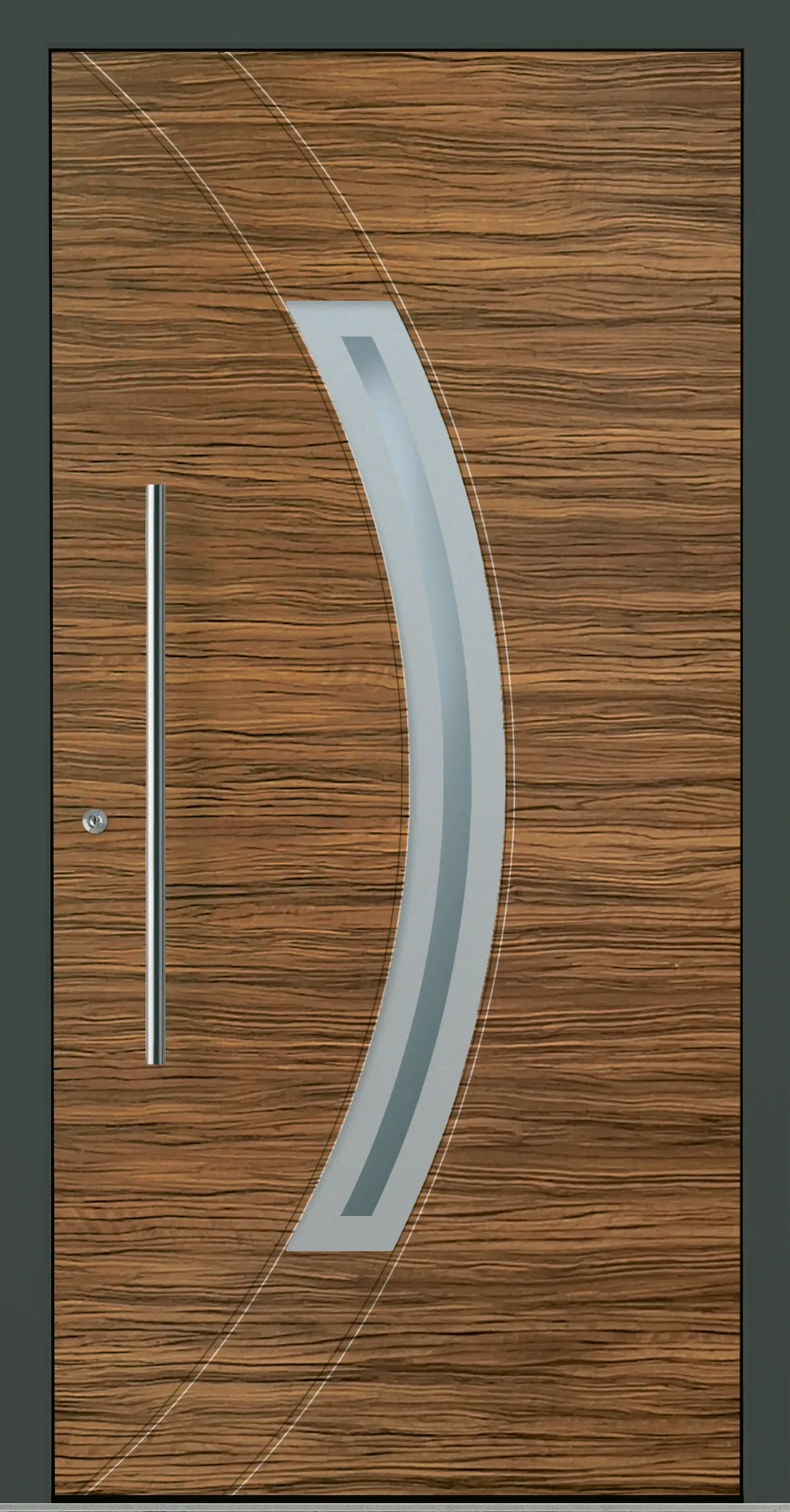 Aluminium-Haustür OptiDoor Design 32110D
